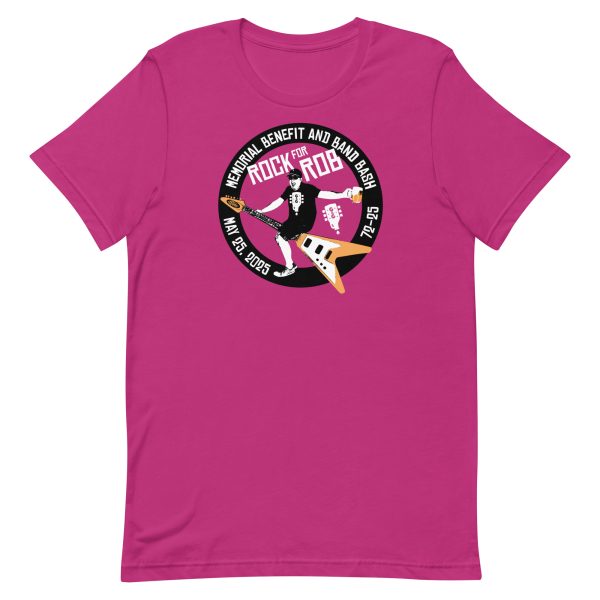 Rock For Rob Memorial Unisex t-shirt - Image 3