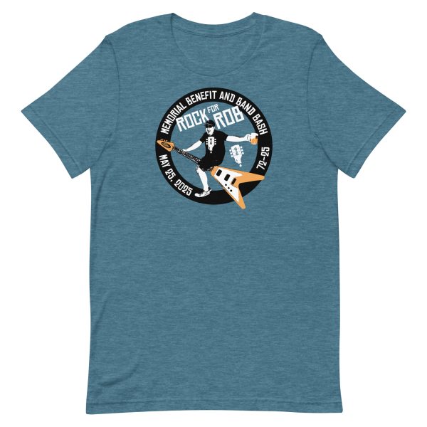 Rock For Rob Memorial Unisex t-shirt - Image 9