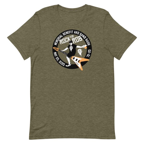 Rock For Rob Memorial Unisex t-shirt - Image 5