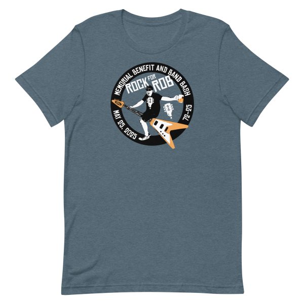 Rock For Rob Memorial Unisex t-shirt - Image 7